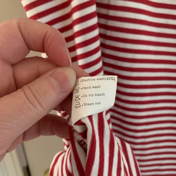 red and white striped top - Picture 6 of 7